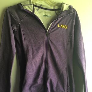 Purple LSU Columbia Jacket Sz Sm